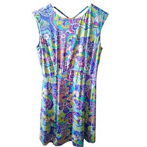 Title Nine Floral Mini Dress - Multicolor size XS Beach Sporty Comfort